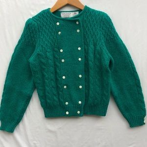 Vintage (80s) Robert Scott LTD rich green sweater